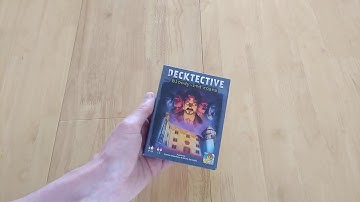 Decktective mystery card game - How to setup play and review * Amass Games * Unlock Escape Undo