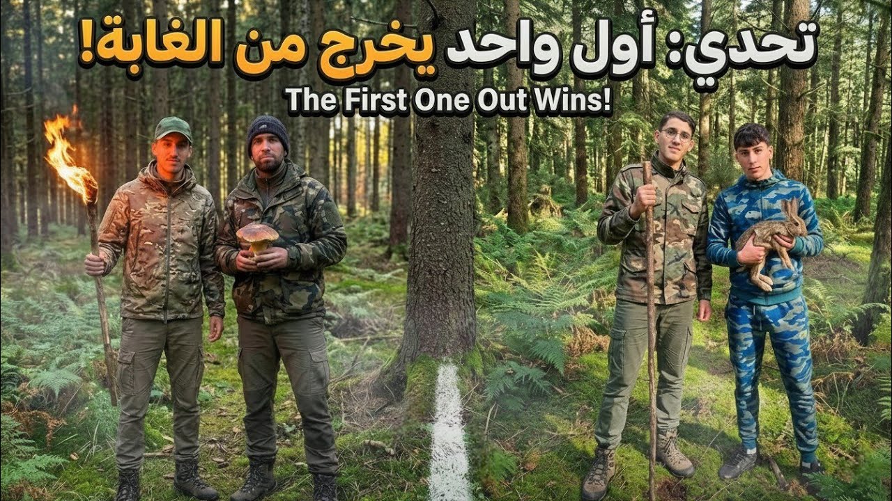 تحدي الغابة 🔥 2 ضد 2… الخاسر يطبخ!