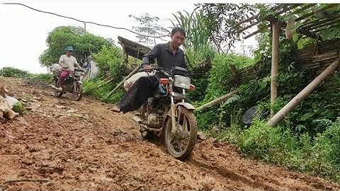 Đường Đi Quá Gian Nan-Chở Vật Liệu Lát Nền Đá Hoa Cho Em Dù Bị Liệt 2 Chân |Cói Lalin