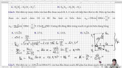 Dùng giản đồ vectơ để giải toán điện xoay chiều năm 2024