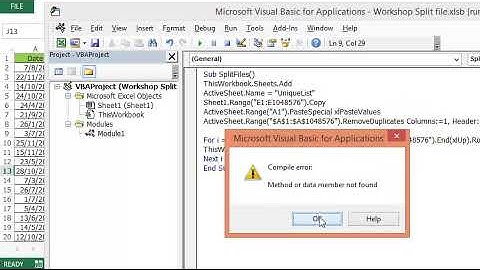 [Excel Fever] แยกข้อมูลแล้วบันทึกเป็นไฟล์ใหม่ด้วย VBA ตอนแรก