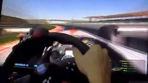 Onboard Behind the Wheel Demo Lap - rFactor 2 Beta - Formula ISI - Sepang North Track