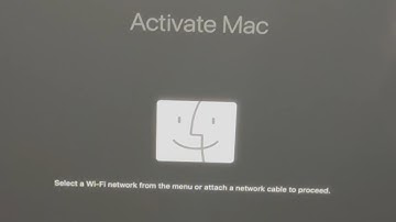 Activate Mac - Select a Wi-Fi network from the menu or attach a network cable to proceed | 2024