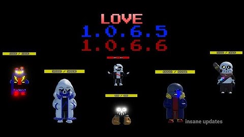 Sans Multiversal Battles! 2 - Alternative Line 1.0.6.5 & 1.0.6.6 Updates