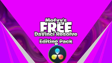 Best *FREE* DaVinci Resolve Editing Pack! - Edit like *MAXI, SPIXY, RAMBO, BJORN, + MORE!*