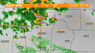 Nonsevere thunderstorms | Stray showers in Benton County