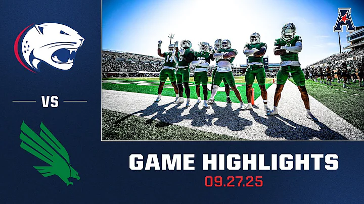 South Alabama vs North Texas Football - Highlights | Sept. 27, 2025