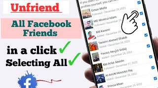How to Unfriend All Friends on Facebook at One Click 2023| How to Remove All Facebook Friends in One