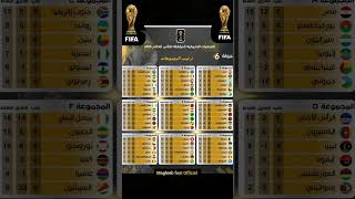 إليكم جدول ترتيب المنتخبات الإفريقية المؤهلة لكأس العالم 2026 #المغرب #الجزائر #football #morocco