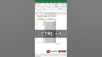 cara membuat angka nol tetap di depan