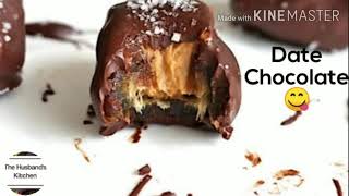Date Chocolate Dubai | Date Chocolate Recipe | The Husband's kitchen | Weight Gain Bar | Energy Bar