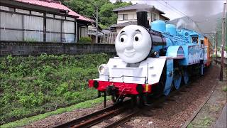 【大井川鉄道】きかんしゃトーマス2019(Japanese Real Thomas running with powerful smoke in Oigawa Railway 2019)