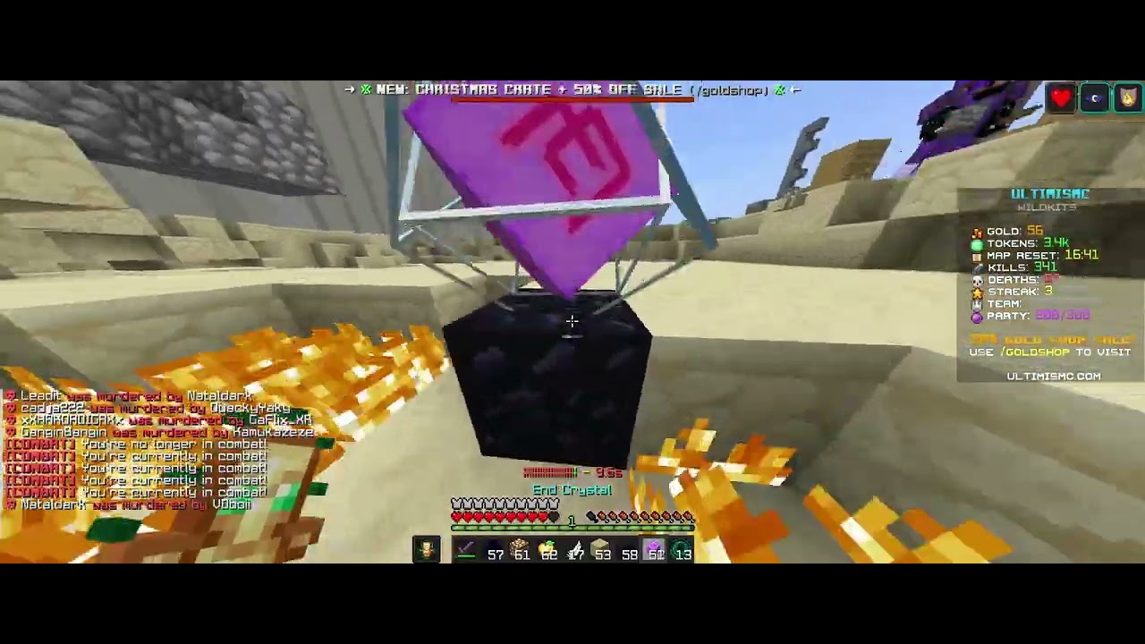 Combat log ultimismc minecraft