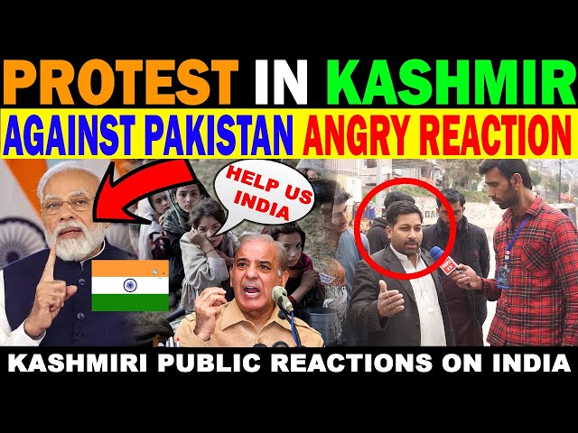 PROTEST AGAINST PAKISTANI POLITICIANS IN KASHMIR, KASHMIRI PUBLIC ANGRY REACTION, PEOPLE TV class=