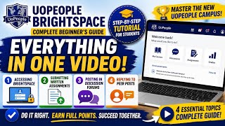 UoPeople Brightspace Complete Guide | Login, Assignments, Discussions & Peer Replies