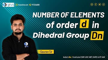 Elements of Order d in Dn Group.