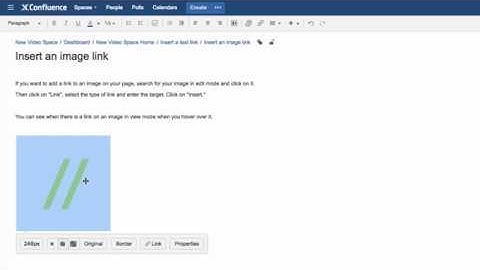 Insert an image link - Learn Atlassian Confluence #88