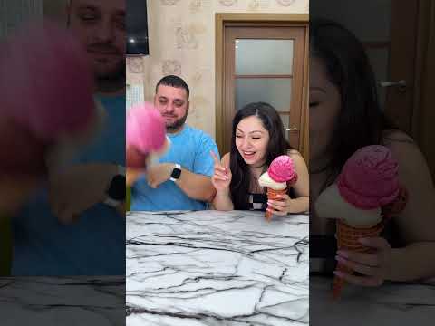 OMG The biggest ice cream!😱 #shorts Best video by MoniLina