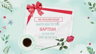 Baptism Invitation Video