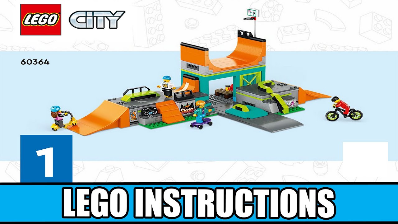 City | Street Skate Park LEGO instructions
