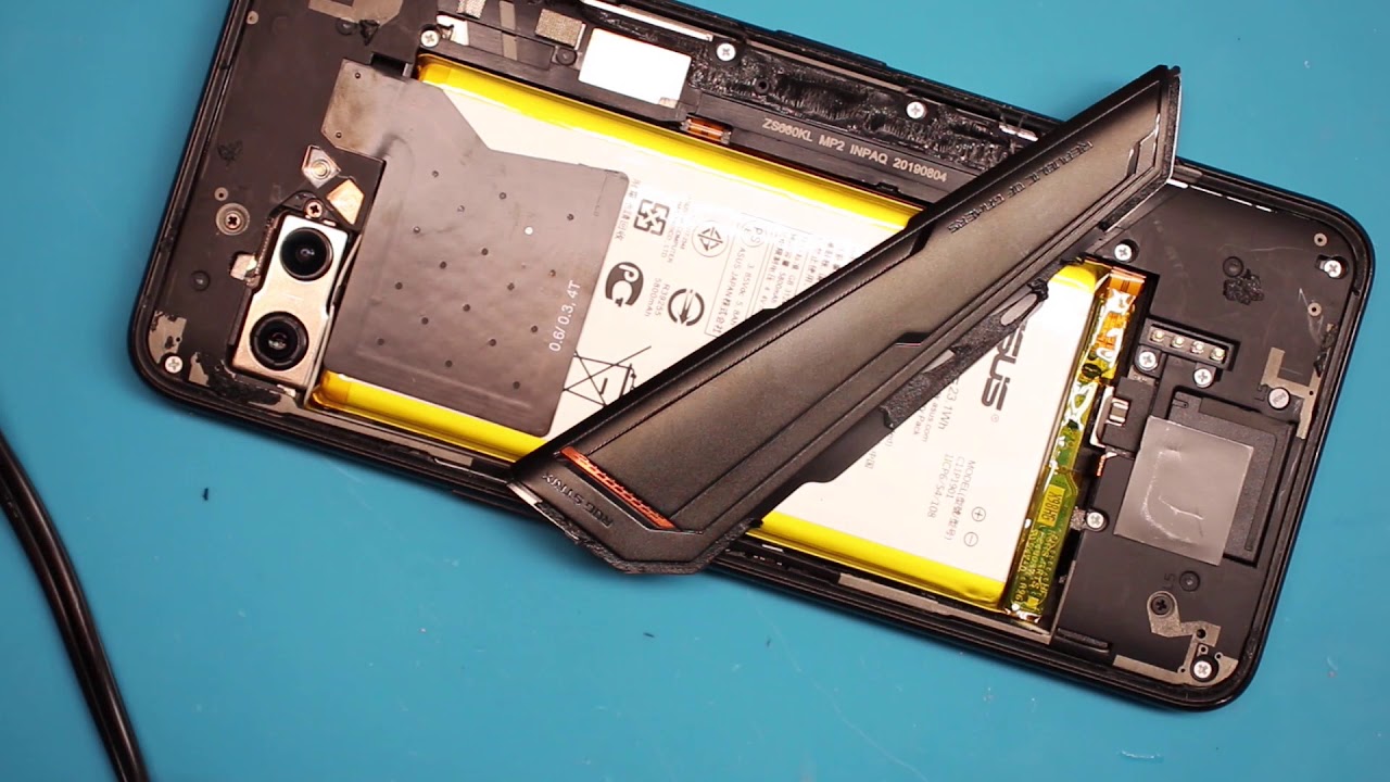 Rog Phone Ii Zs660kl バッテリー電池交換修理やり方 Youtube