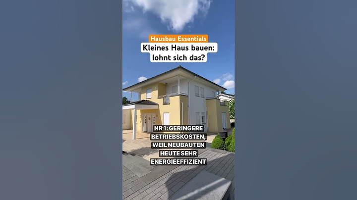 Kleines Haus bauen: lohnt sich das überhaupt? Hausbau 2024