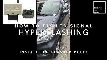 Hyperflashing LED Signal Light | How to fix | Install 8 Pin LED Flasher Relay|DIY |Toyota Avanza