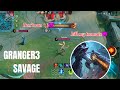 Granger Goes Beast Mode! 🔥 3x SAVAGE in One Match! | Mobile Legends Epic Gameplay