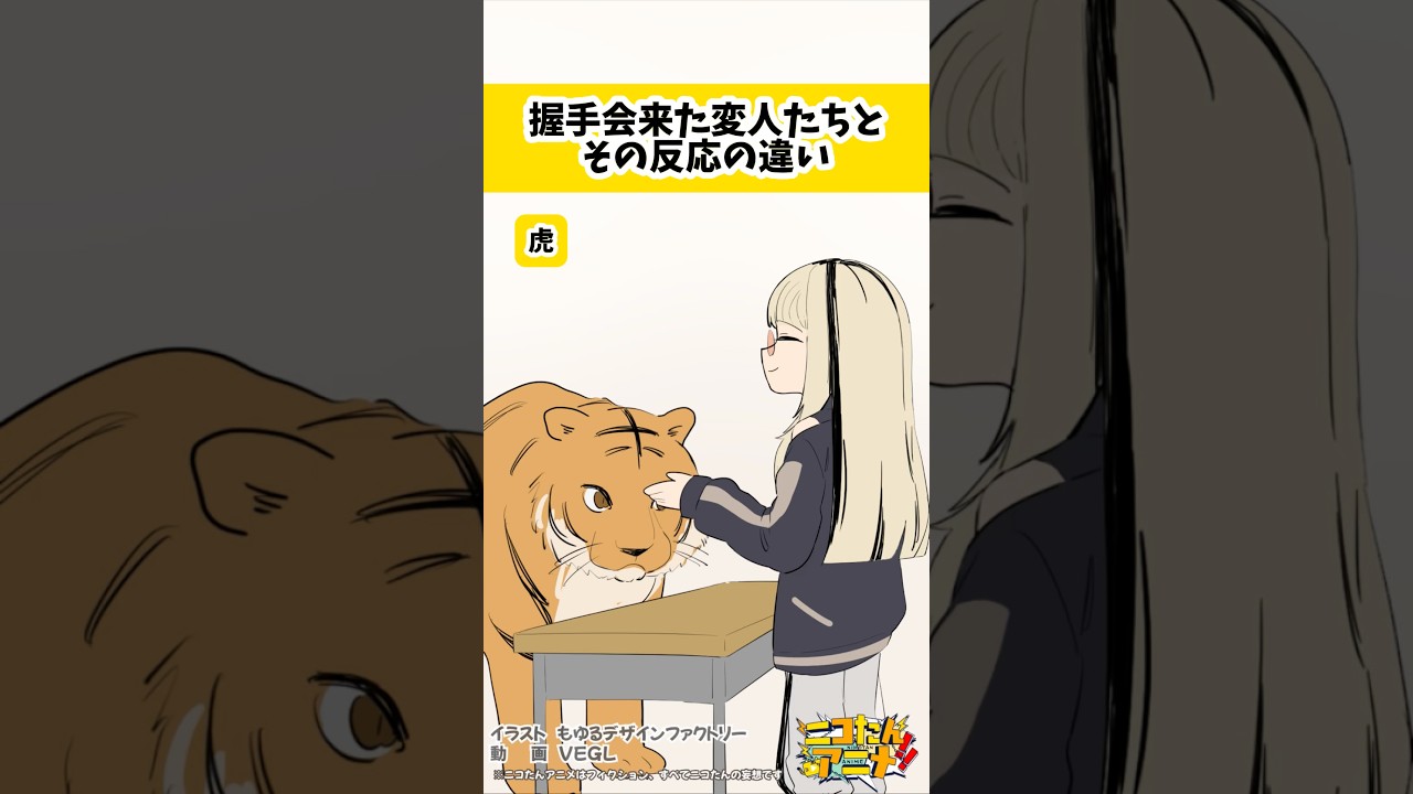 ﾋｯ… #ニコたんアニメ