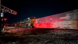 CSX 3217 Leads Fast CSX I031-23 Intermodal Train SB With CSXT 1897 Monon HU In Trail Florence SC