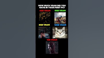 How many VRAM on your first PC? #pcbuild #pc #pcgaming #pcgamer