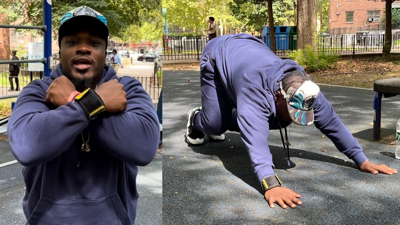 Can Hoodie Man Survive 100 Mike Tyson Push-Ups in 5 Minutes Challenge? | That's Good Money