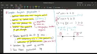 Pertidaksamaan (Sistem Pertidaksamaan Kuadrat Eps 1)