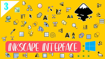 Ep 3. Inkscape | Interface of Inkscape 1.1 | Menu | Tool box | Draw rectangle | Digital Hope