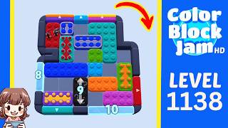 Color Block Jam Level 1138 Solution Walkthrough