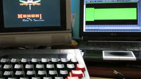 Oric "Novalight" (very fast tape loading) : Xenon-1