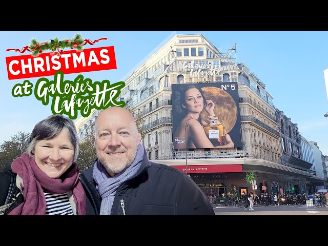 Christmas at the Galeries Lafayette - L'Amour de Paris