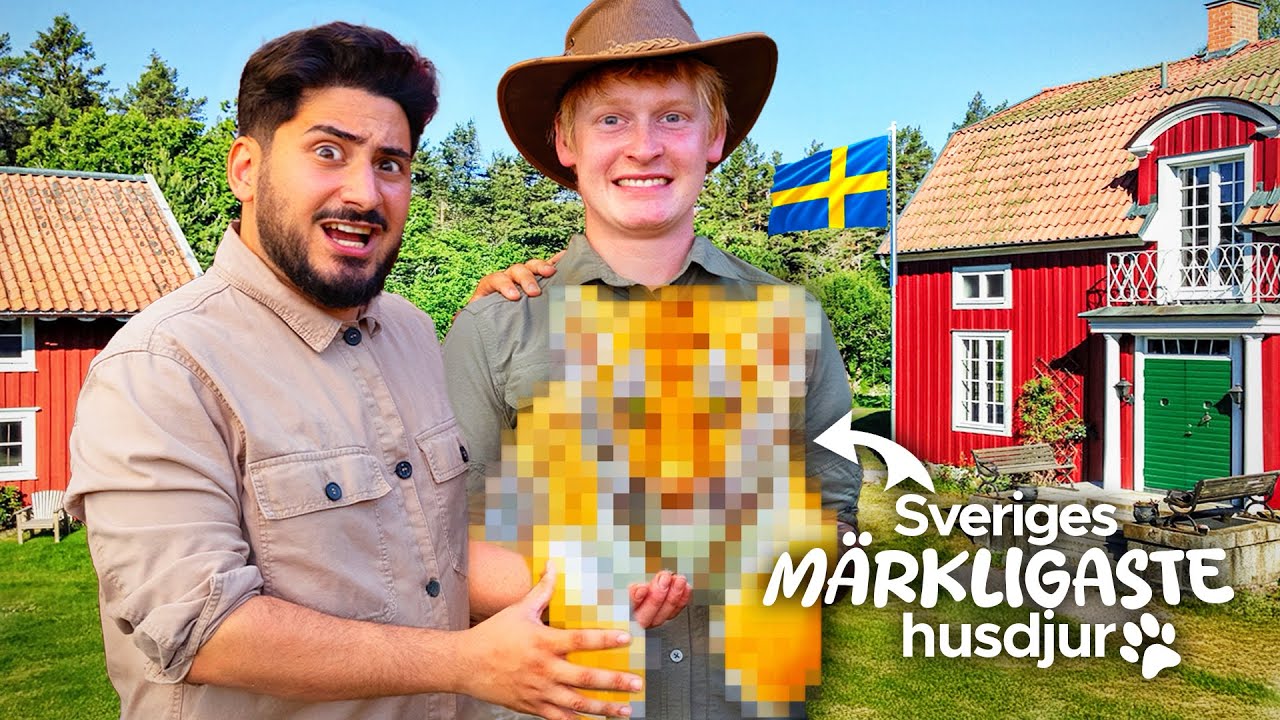 Han lever med Sveriges märkligaste husdjur!