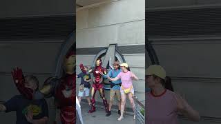 Iron Man Meet And Greet At Advengers Campus .