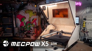 Mecpow x5 // 22w Diode laser - First Impression