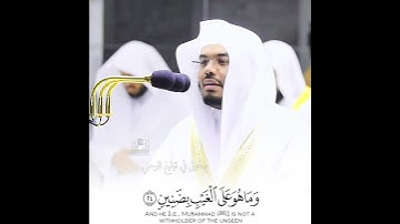 ﴿فَلا أُقسِمُ بِالخُنَّسِ﴾ تلاوة بأداء ممتع وتحبيري 🍃😩 للشيخ د. #ياسر_الدوسري