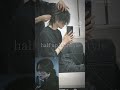 メンズハーフアップ