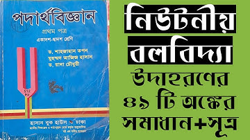 HSC Physics 1st Paper Chapter 4 Math Solution Shahjahan Tapan Sir All Example math solution