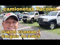 camionetas toyota tacoma cuanto cuestan en tianguis de autos usados mercado libre