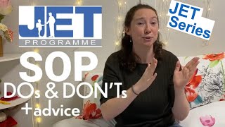 DOs & DON'Ts of JET SOP Essay | JET Programme Statement of Purpose | Advice for application