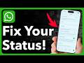 نحوه رفع مشکل وضعیت واتساپ در آیفون یا اندروید 
