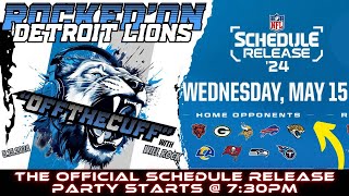 THE DETROIT LIONS SCHEDULE REACTION & MATCHUP REVIEW!