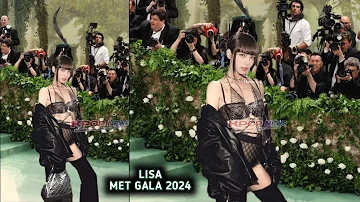 BLACKPINK's Lisa attends the 2024 Met Gala in New York