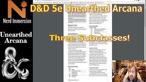 Unearthed Arcana Review: Three Subclasses | Nerd Immersion