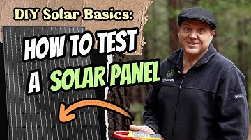 How to Test a Solar Panel with a Multimeter (Step-by-Step Guide) | DIY Solar Basics